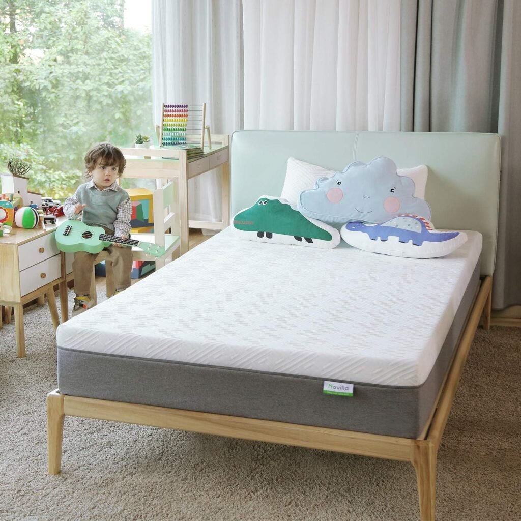 Novilla Mattress Queen Size,12 Inch Gel Memory Foam Mattress in a Box for Cool Sleep  Motion Isolation,Medium Firm Feel Bed Mattress,Bliss