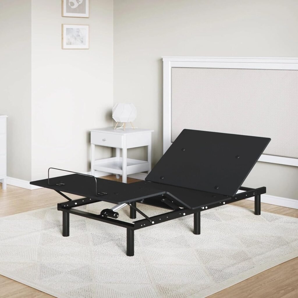 Sven  Son Essential Adjustable Bed Base (Frame Only), Easy Assembly, Head and Foot Lift, Memory Positions, Zero Gravity, Wireless Remote - Twin XL
