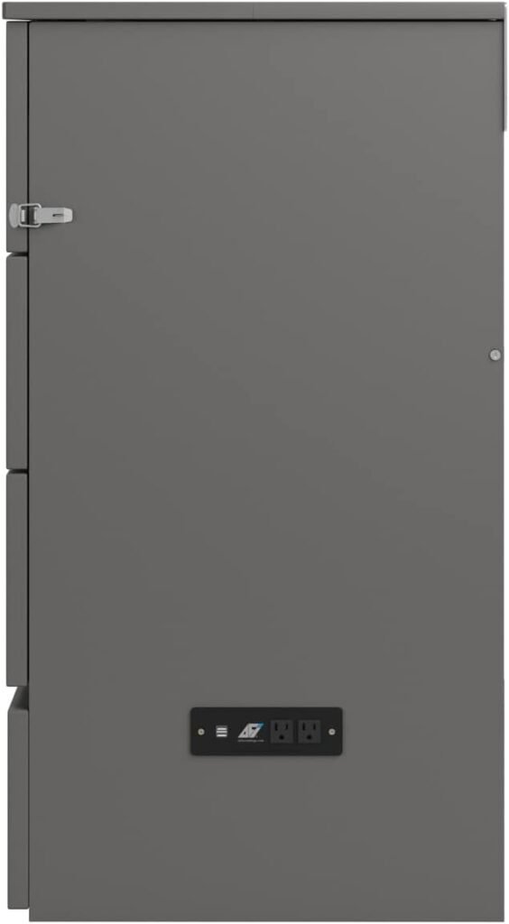 AFI, Northfield Murphy Bed Chest, Queen, Grey