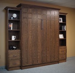 Frank Lloyd Wright Inspired King Murphy Bed