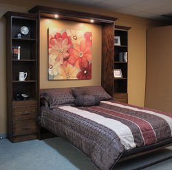 Frank Lloyd Wright Inspired King Murphy Bed