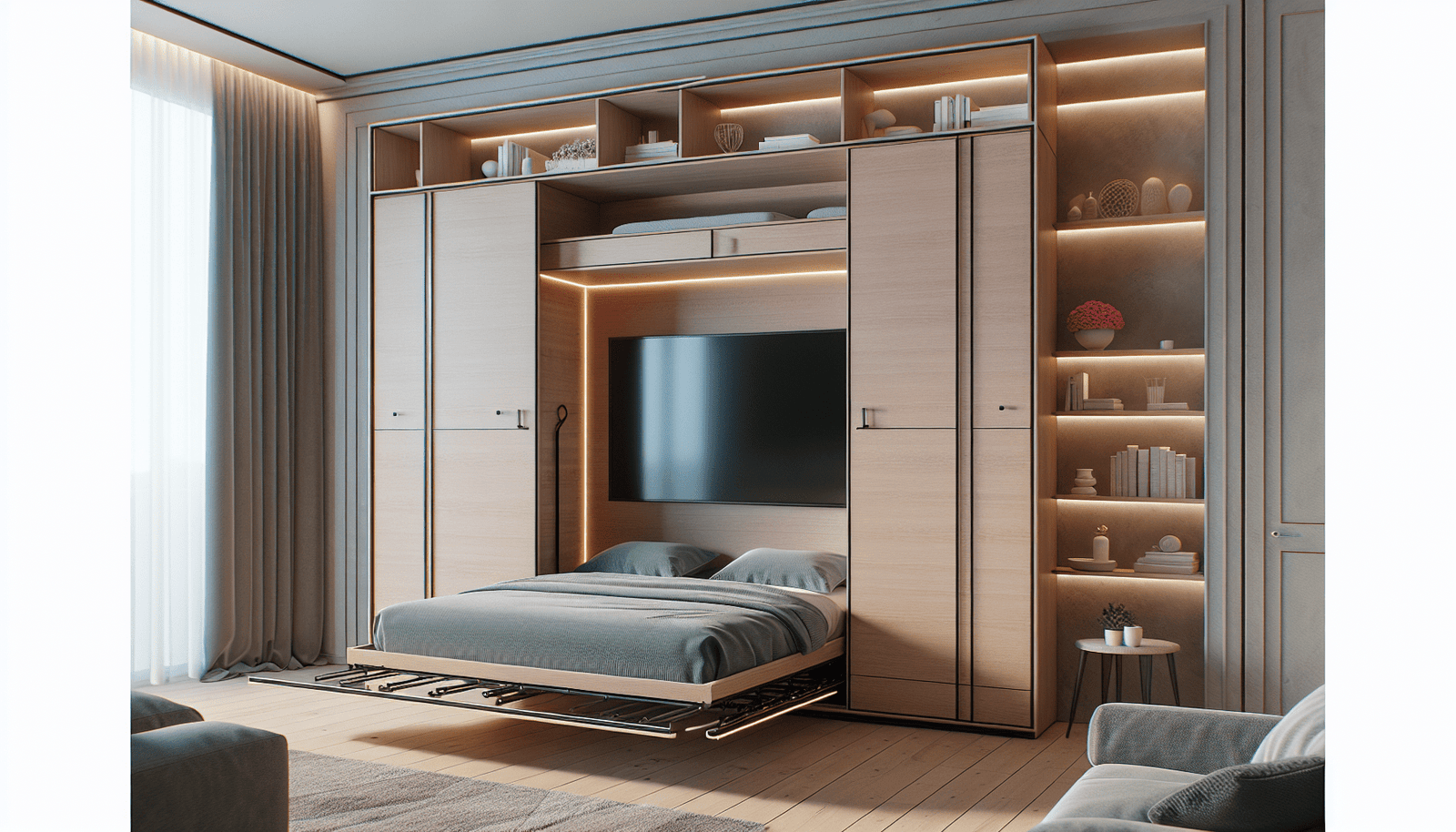 Entertainment Center Murphy Bed