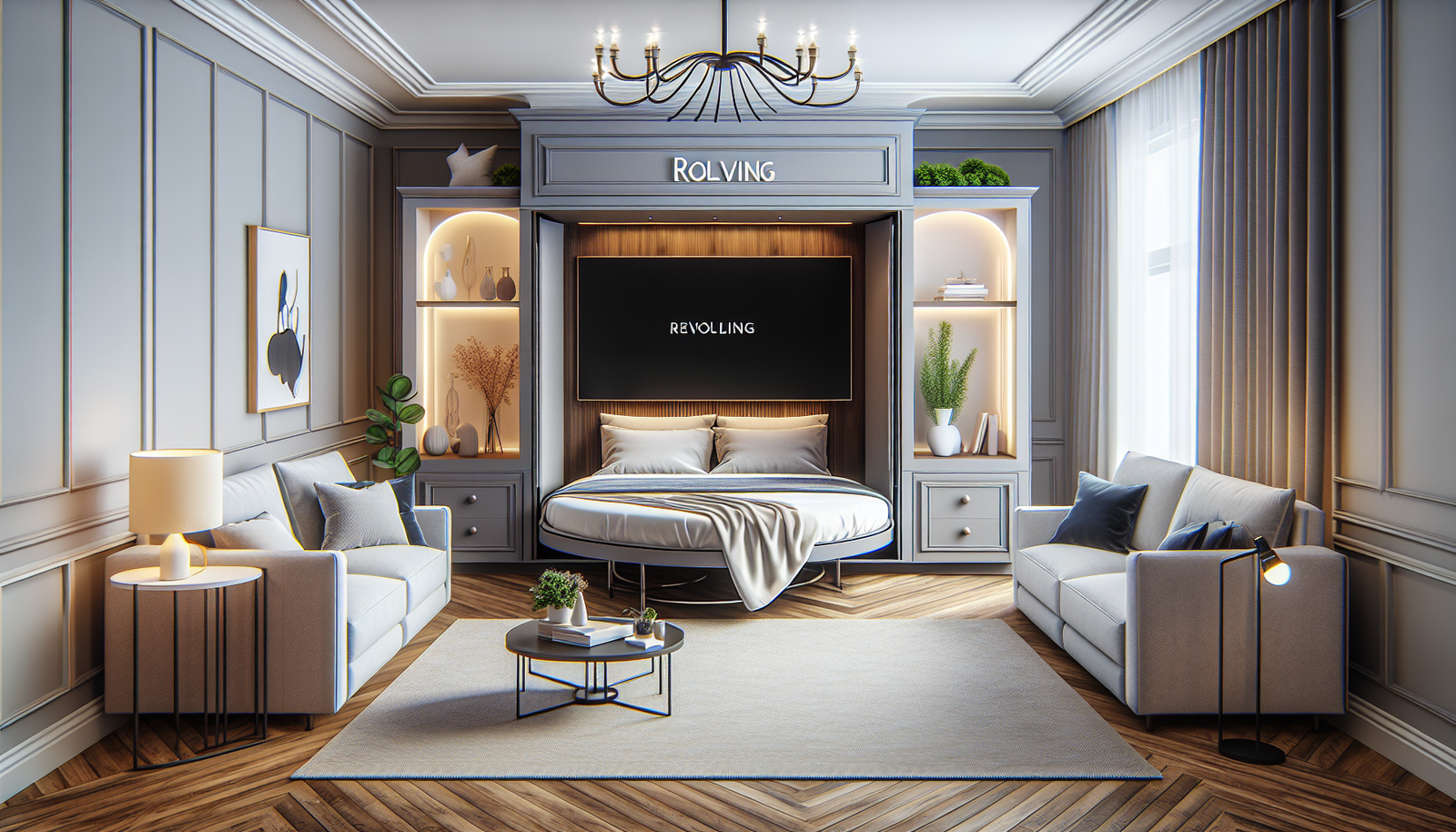 TV Murphy Bed that Rotates | Expand Furniture