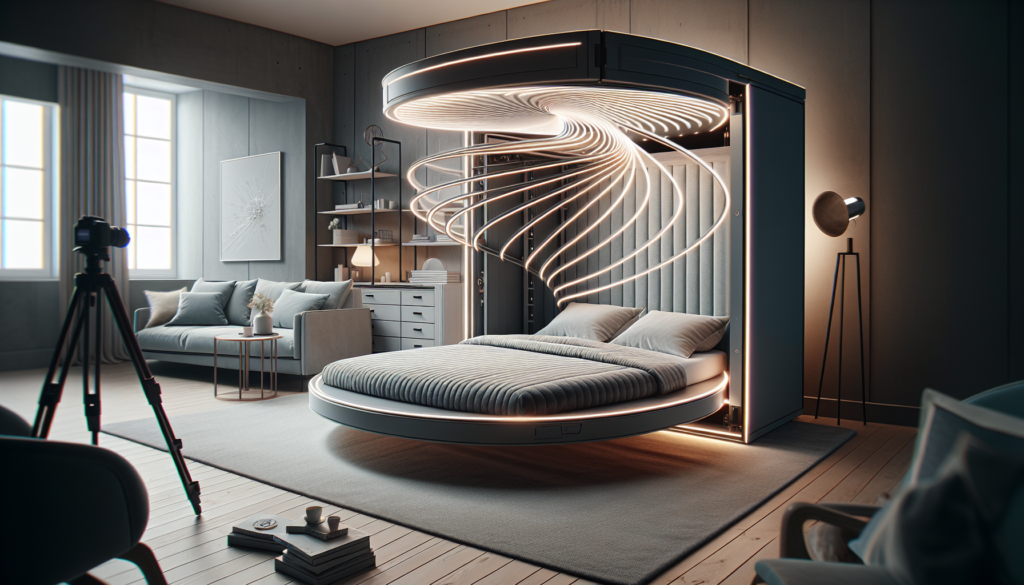 Twirly Bed with Table | Disappearing Revolving Murphy Bed