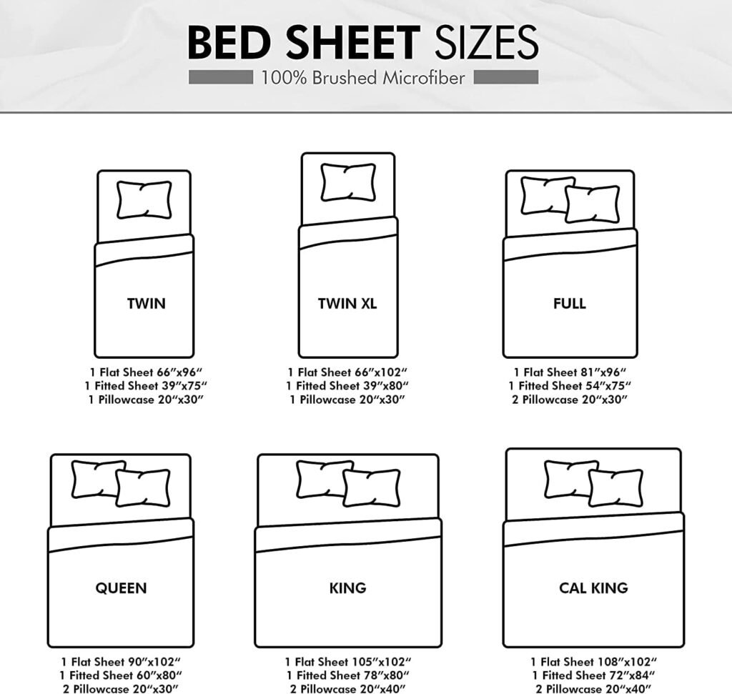 Queen Size Murphy Bed/Wall Bed Pcs Sheet Set Light Grey Color 100% Cotton Thread Count with Inches Deep Pocket