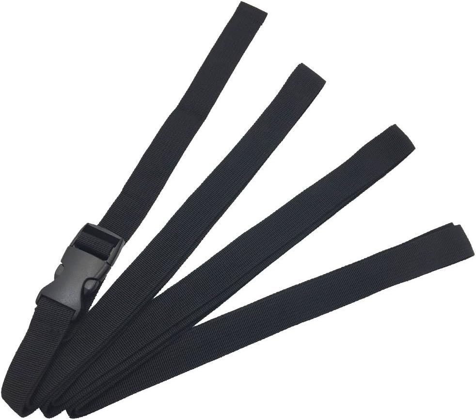 Aoneky 2-Pack Feet Nylon Straps with Quick Release Buckle, 1-Inch Wide Adjustable Utility Lashing Straps for Car Roof Rack, Bike, Mattress, Camping Gear, Moving, Storage, General Securing