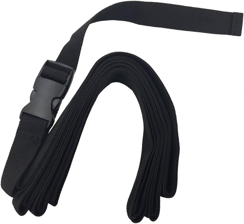 Aoneky 2-Pack Feet Nylon Straps with Quick Release Buckle, 1-Inch Wide Adjustable Utility Lashing Straps for Car Roof Rack, Bike, Mattress, Camping Gear, Moving, Storage, General Securing