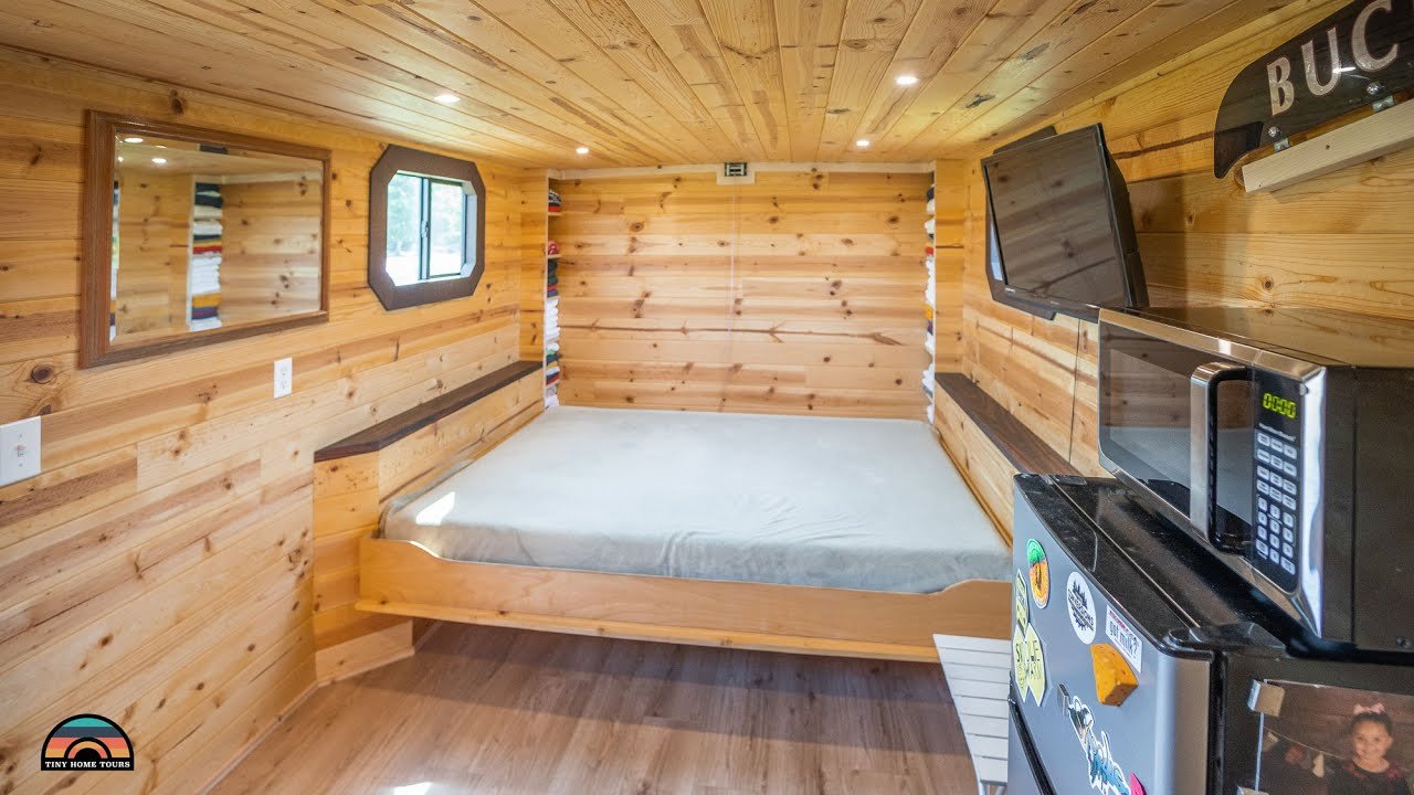 DIY Cargo Trailer Tiny House - Stealth Camper W/ Clever Murphy Bed Design DIY Cargo Trailer Tiny House - Stealth Camper W/ Clever Murphy Bed Design