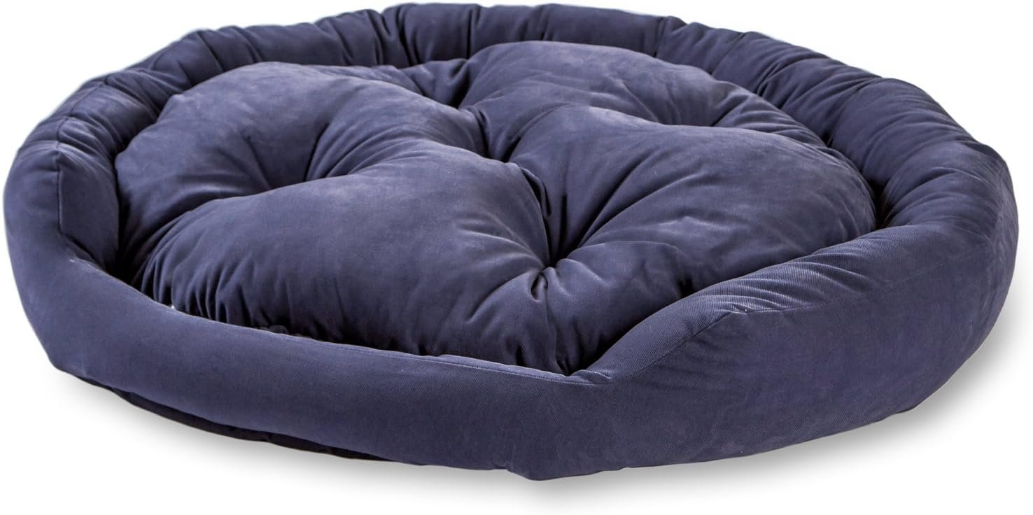 Happy Hounds Murphy Deluxe Donut Dog Bed, Cobalt, Medium (32)