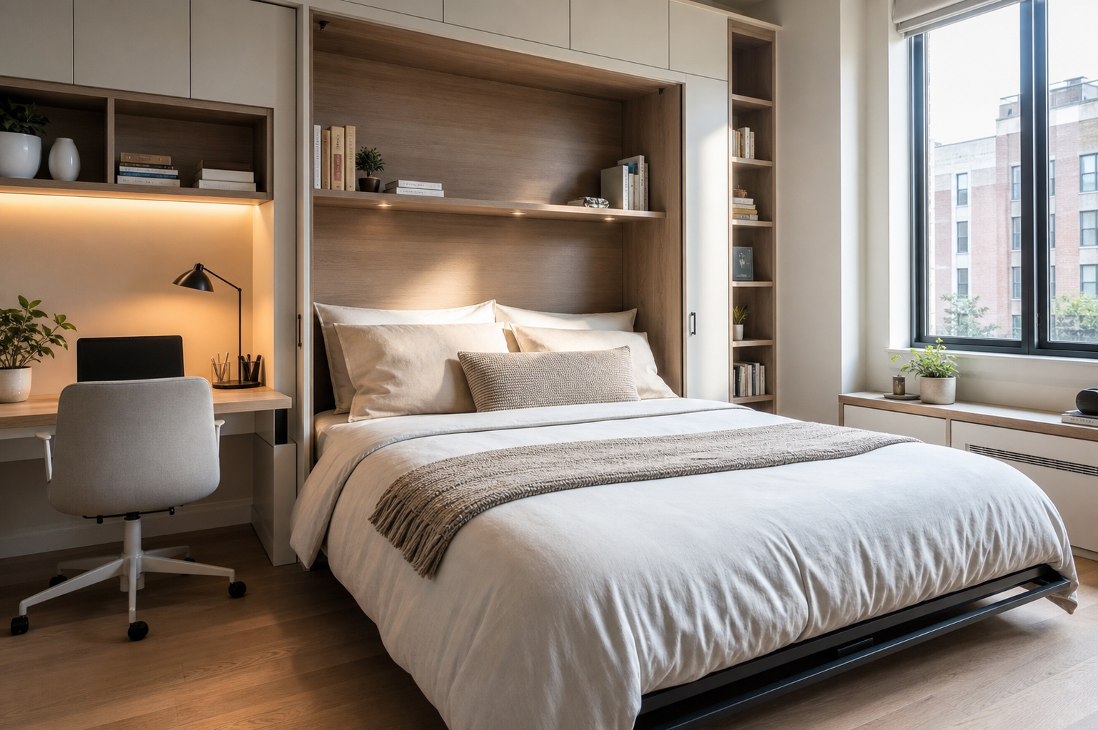 Murphy Bed With Desk: Space-Saving Wall Bed Guide