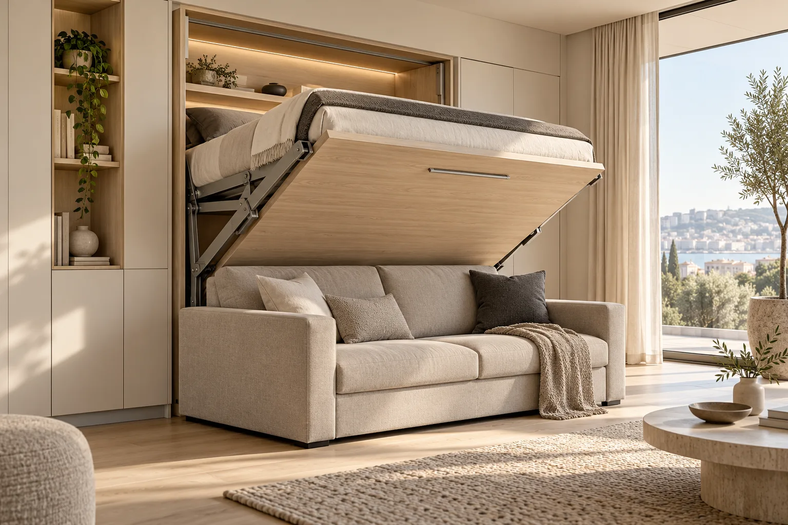 Compatto Wall Bed with Sofa: Space-Saving Setup Guide